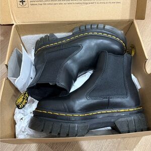 Dr. Martens Black Platform Chelsea Boots